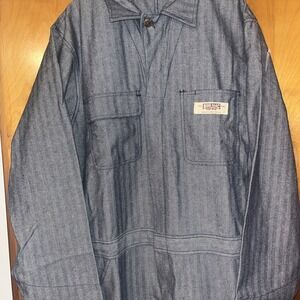 Big Mac Workwear Herringbone Coverall Boiler Jumpsuit W44 L31 Authentic